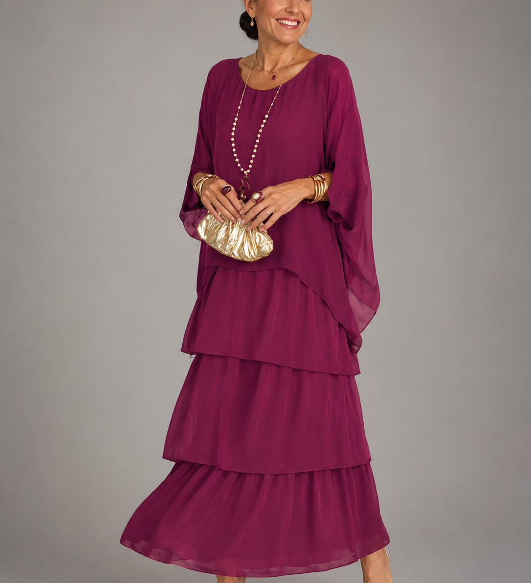 Lara™ | Elegantes Fließendes Maxikleid
