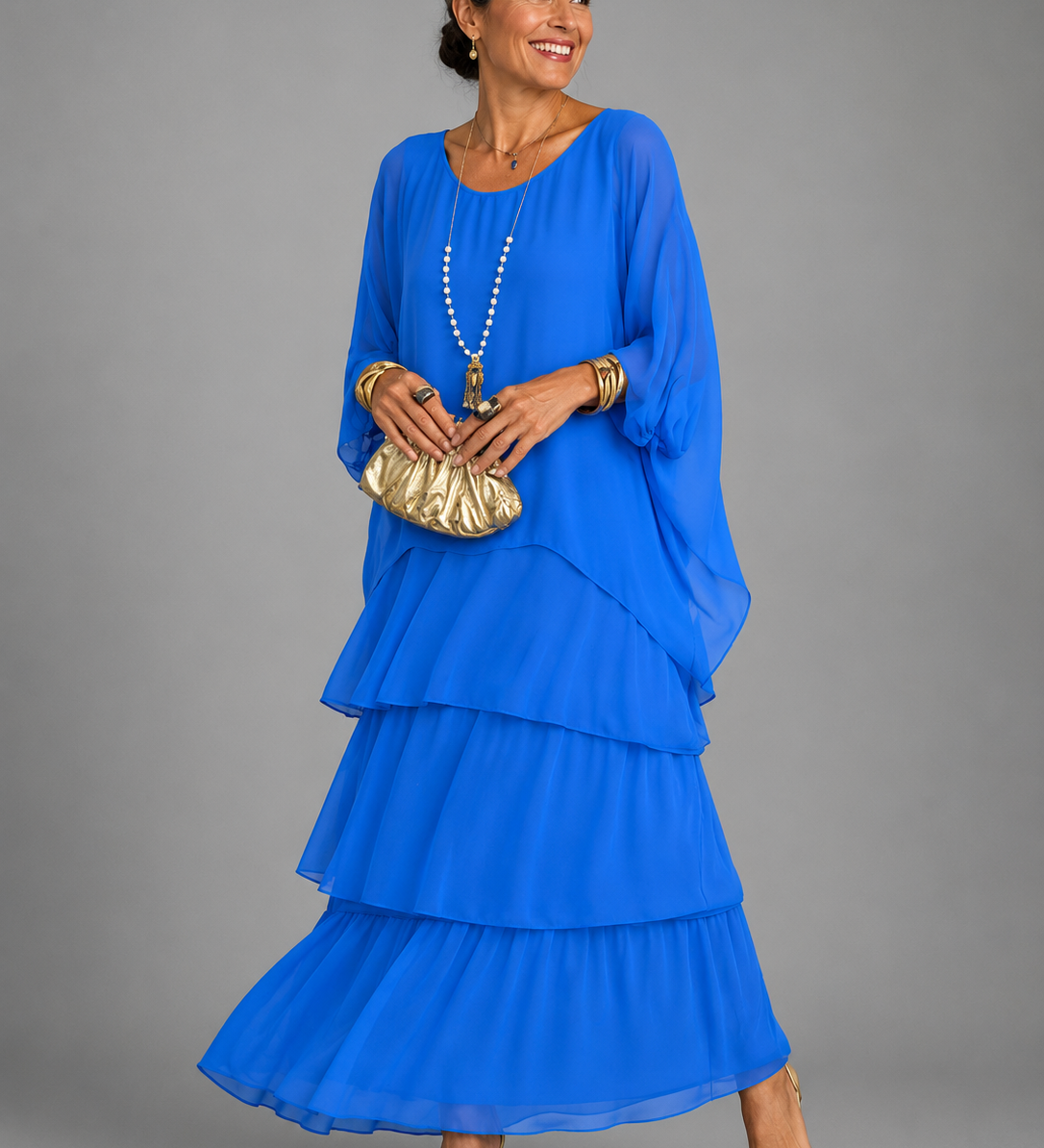 Lara™ | Elegantes Fließendes Maxikleid