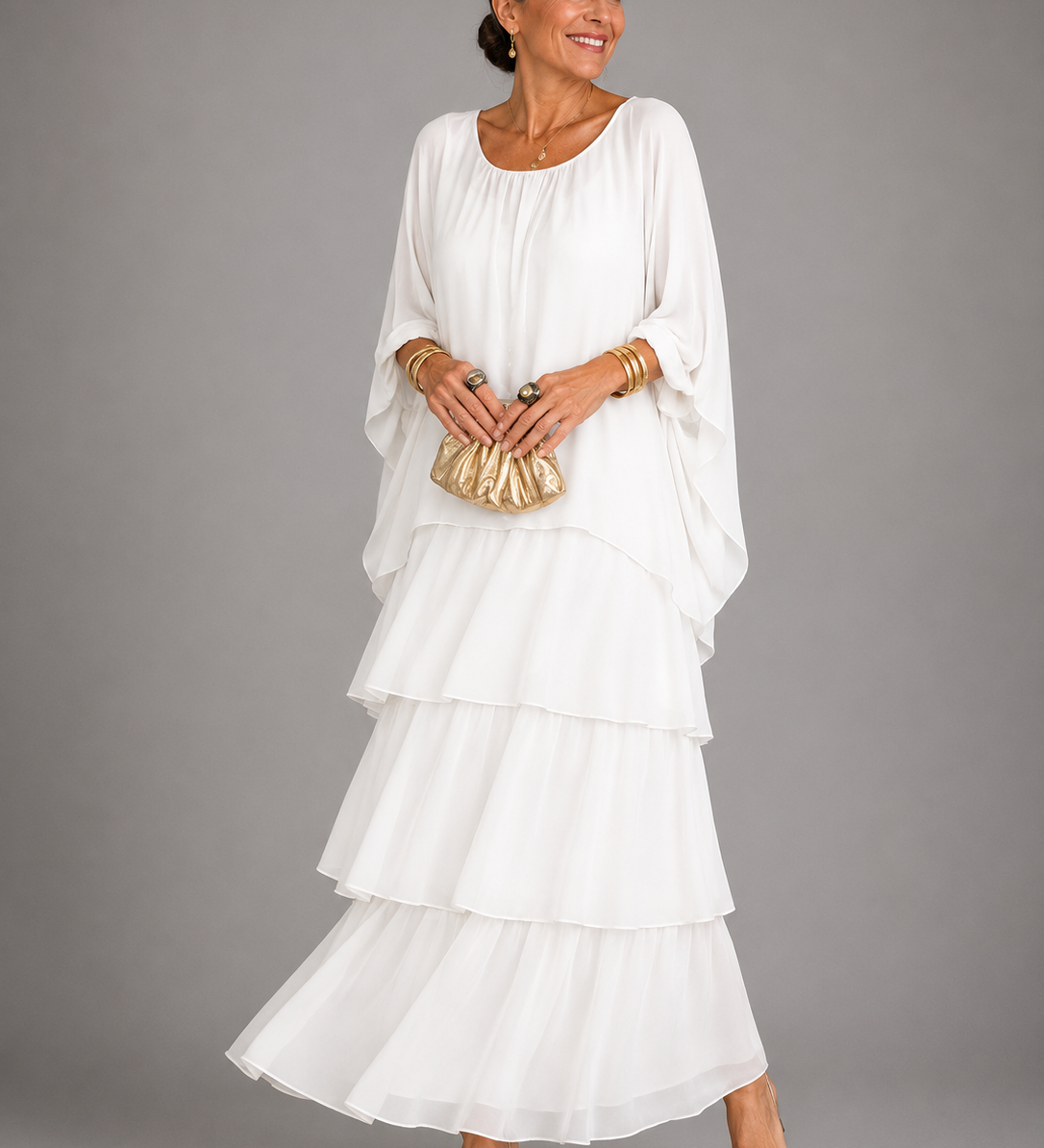 Lara™ | Elegantes Fließendes Maxikleid