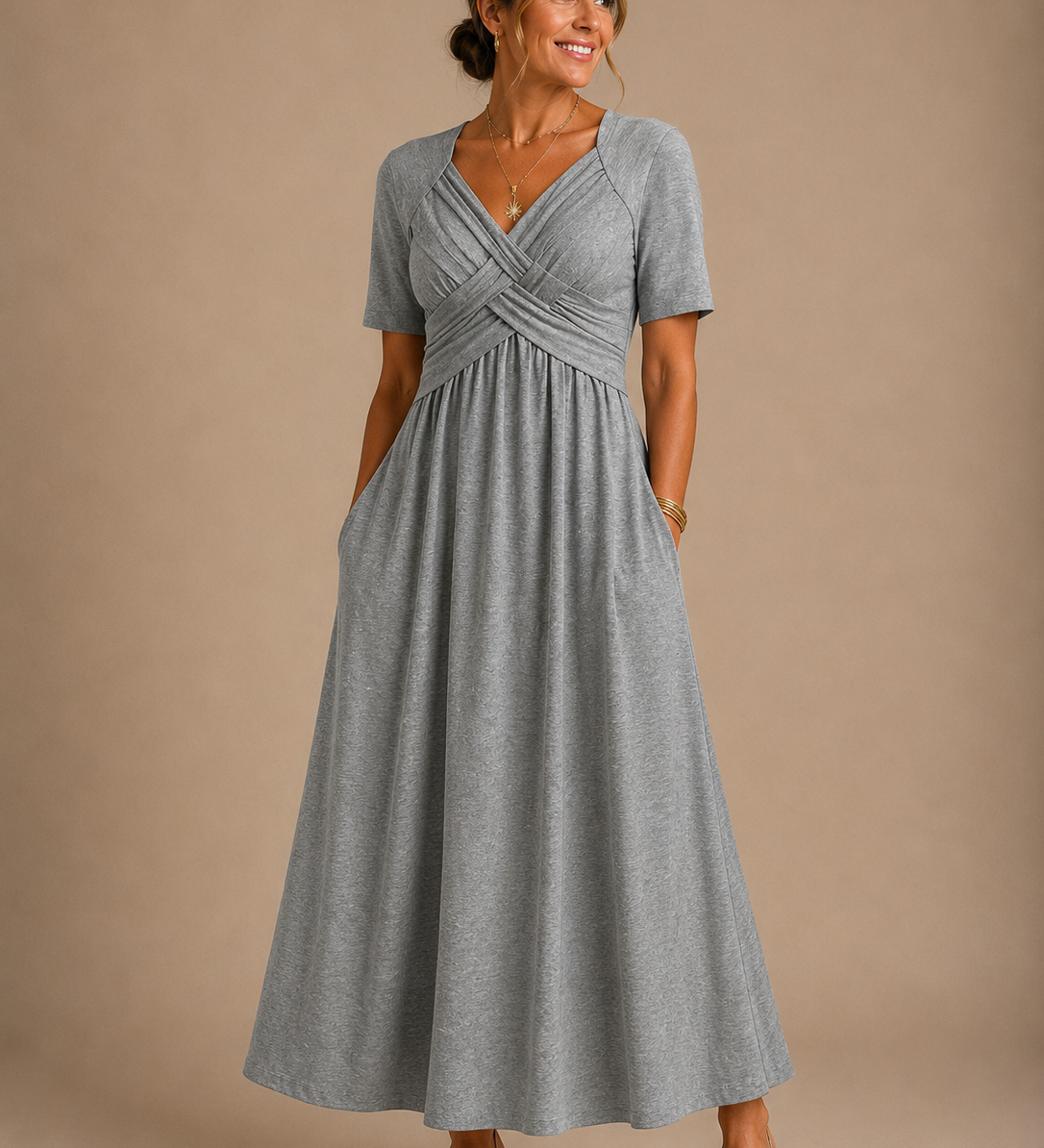 Angeli™ | Elegantes Midi-Kleid