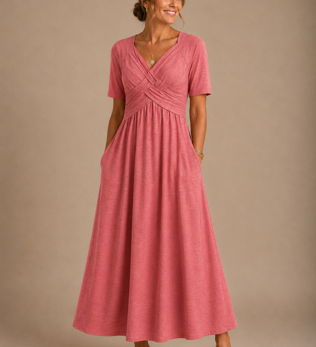 Angeli™ | Elegantes Midi-Kleid
