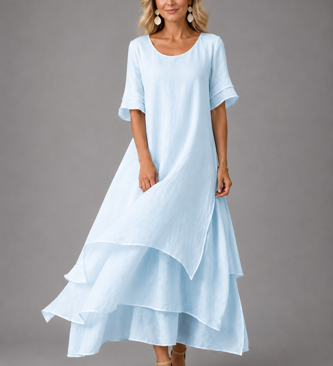 Liora™ | Fließendes Grace Maxikleid