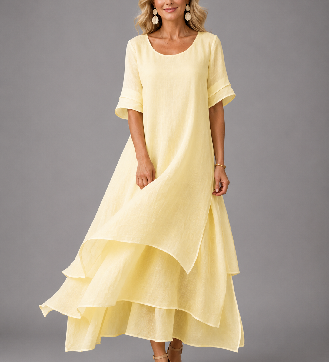 Liora™ | Fließendes Grace Maxikleid