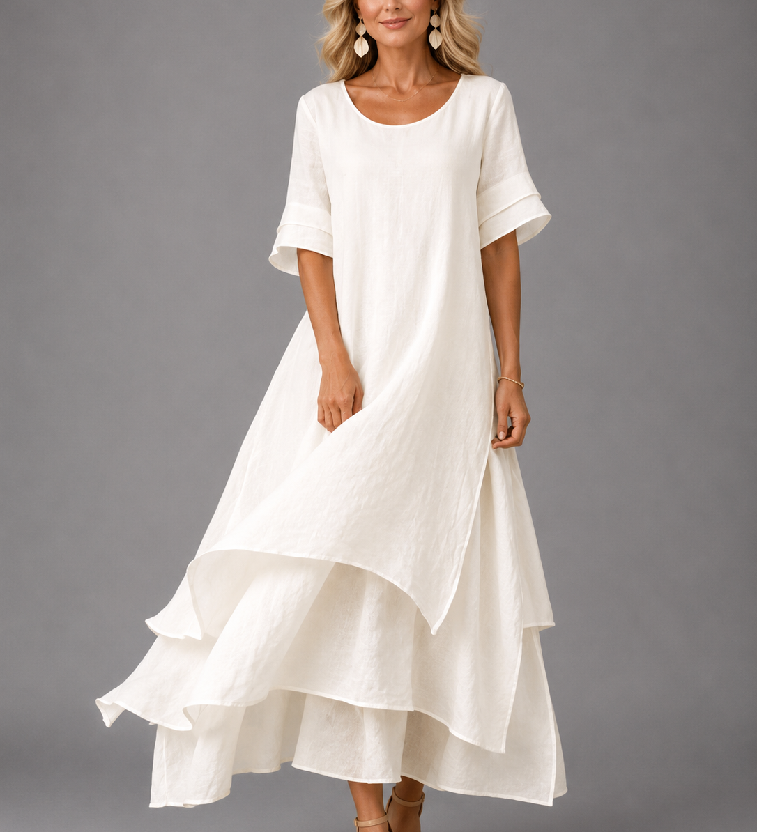 Liora™ | Fließendes Grace Maxikleid