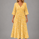 Althea™ | Bohemian Flow Midi Kleid