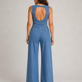 Alejandra™ | Eleganter Denim-Jumpsuit