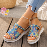 Mira | Sommer Wedge Sandalen