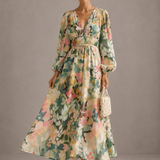 Celine | Weibliches Kleid mit Blumenmuster