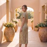 Antonella | Elegantes Kleid aus leichtem und fließendem Stoff