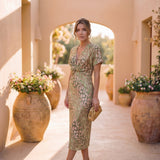 Antonella | Elegantes Kleid aus leichtem und fließendem Stoff