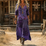 Sophie - Vintage-inspiriertes Langarm-Casual-Kleid