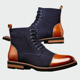 Madeleine - Oxford Kunstleder Stiefeletten