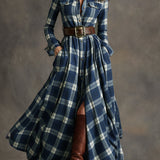 Bodil™ -  Maxi-Hemdkleid mit Karomuster