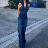 Andrea™ | Eleganter Damen-Monokleid aus Denim