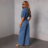 Mónica™ | Denim-Overall mit V-Ausschnitt