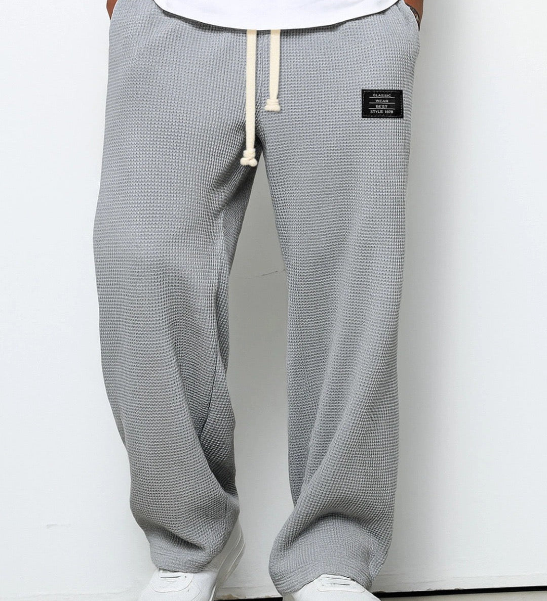 Lässige Herren-Freizeithose mit verstellbarem Bund