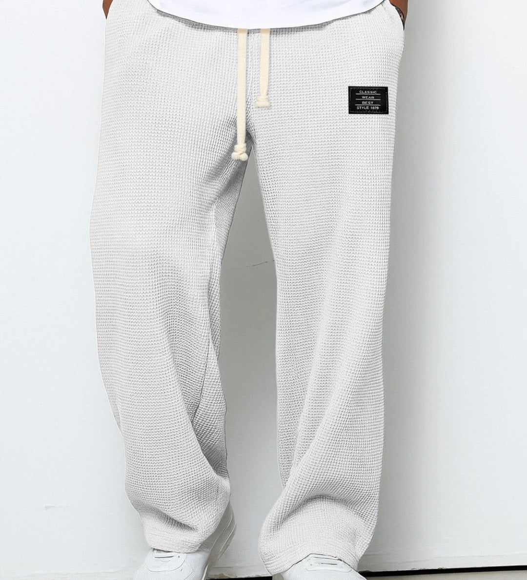 Lässige Herren-Freizeithose mit verstellbarem Bund
