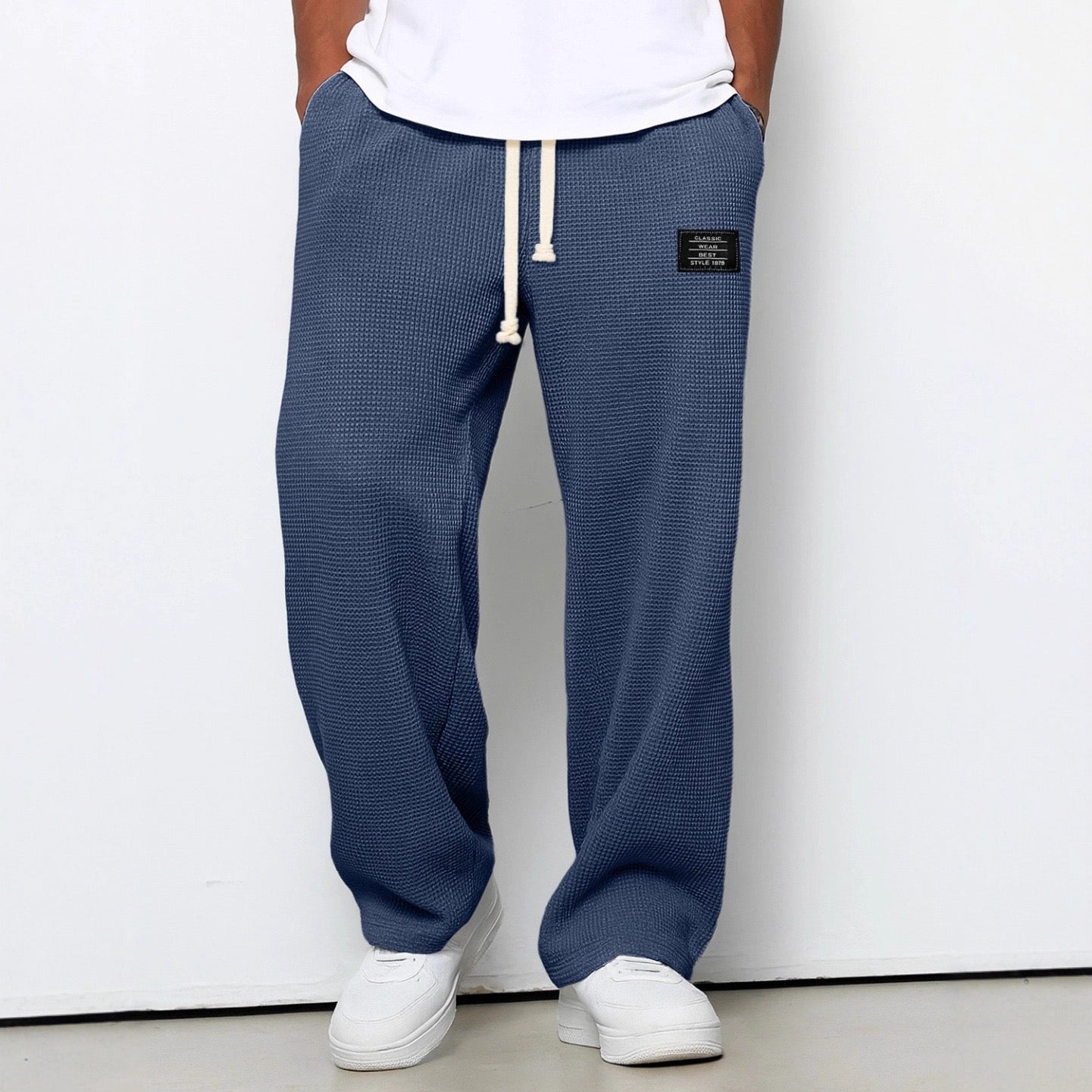 Lässige Herren-Freizeithose mit verstellbarem Bund