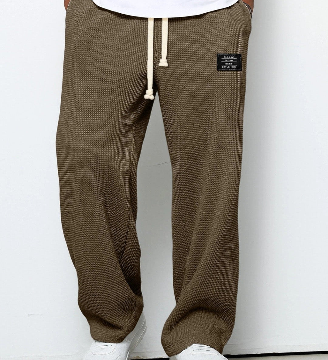 Lässige Herren-Freizeithose mit verstellbarem Bund