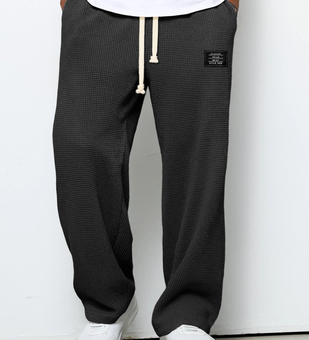 Lässige Herren-Freizeithose mit verstellbarem Bund