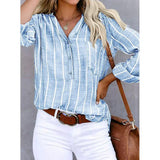 Van Elst Mode® | ELEGANTE STREIFENBLUSE