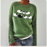 Romy | Bequemer und süßer Pullover mit Schafmotiv