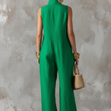 ELEANOR | Lässiger Leinenmischung Jumpsuit