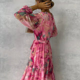 Hazel | Wickelkleid mit Blumenmuster