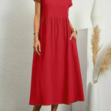 Anna™ – Entspanntes & Stylishes Midikleid