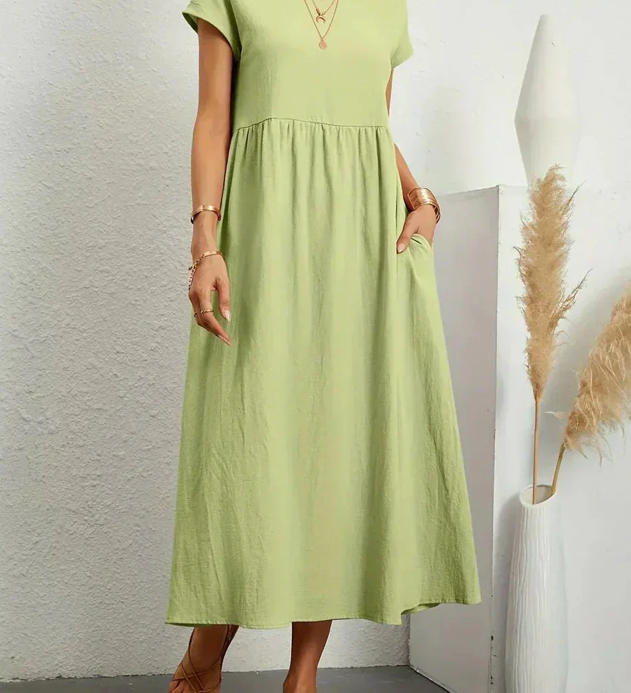 Anna™ – Entspanntes & Stylishes Midikleid