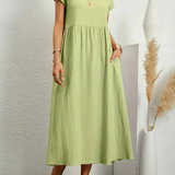 Anna™ – Entspanntes & Stylishes Midikleid