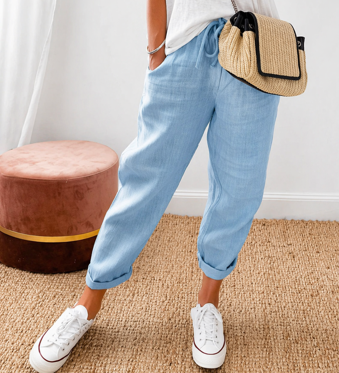 Nora Entspannte Leinenhose