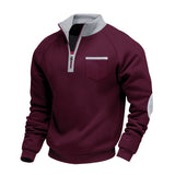 Herren-Fleece-Half-Zip-Pullover
