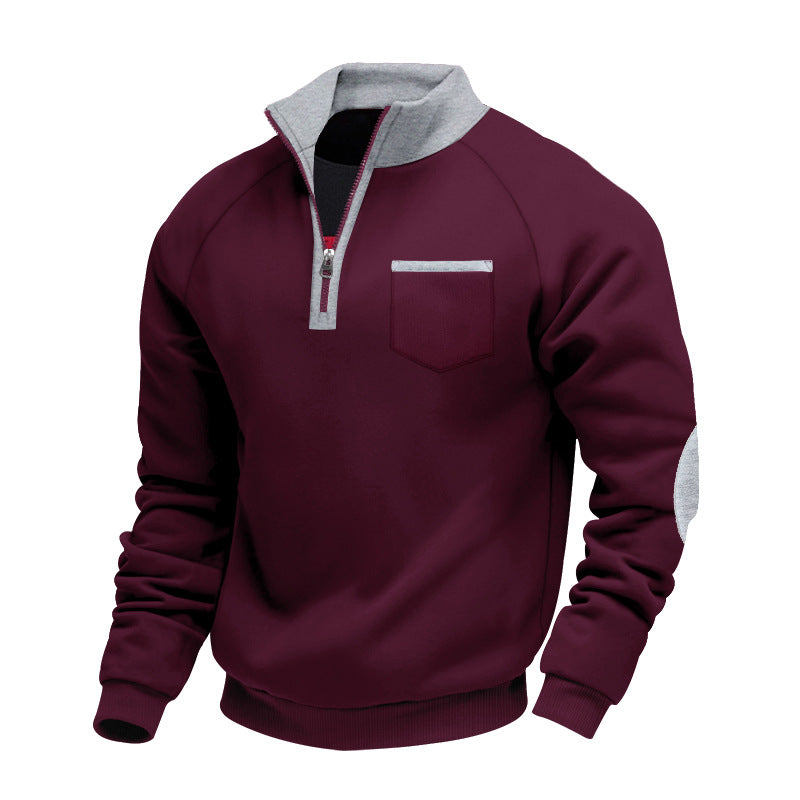 Herren-Fleece-Half-Zip-Pullover