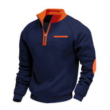 Herren-Fleece-Half-Zip-Pullover