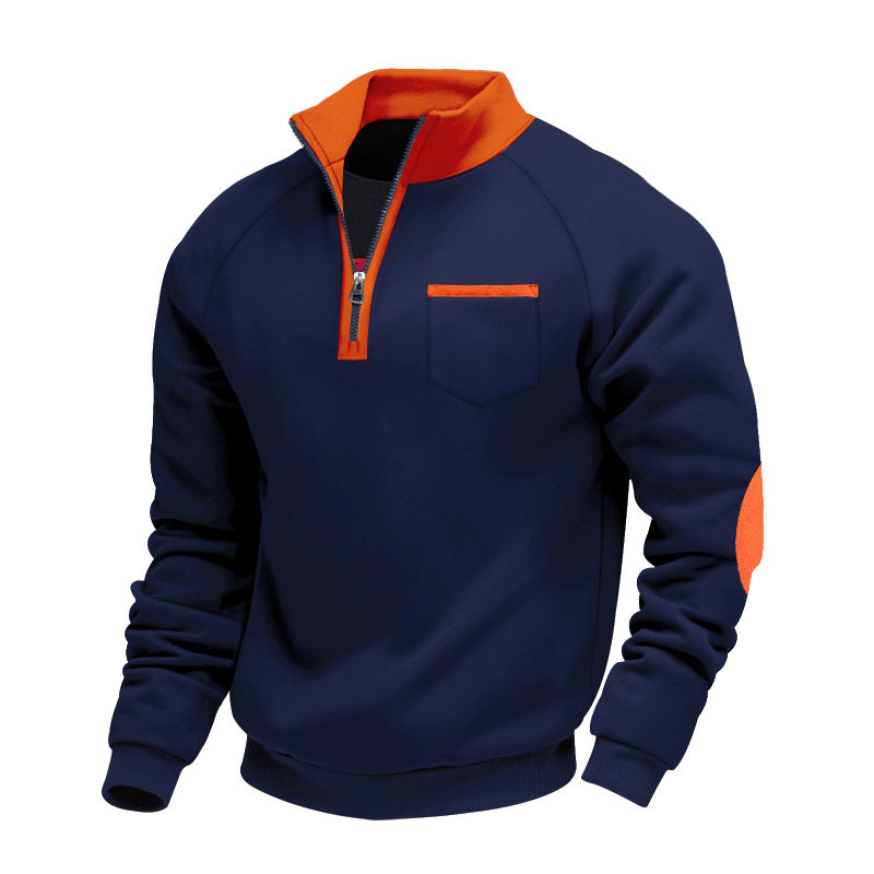 Herren-Fleece-Half-Zip-Pullover