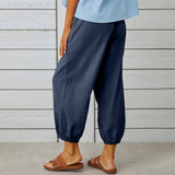 【Baumwolle und Leinen】Lässige bequeme Hose