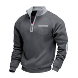 Herren-Fleece-Half-Zip-Pullover