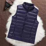 ISA GEPOLSTERTES GILET | NAVY BLAU