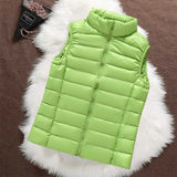ISA GEPOLSTERTES GILET | GRÜN