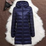 HELSA LANGES ÜBERGANGSPOLSTERTE JACKE | NAVY BLAU