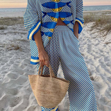 Trivela™ | Leinen-Set mit Sardinen- und Zitronen-Print