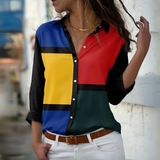 Van Elst Mode® | MODISCH BEDRUCKTE BLUSE