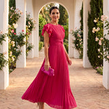 Seraphina | Elegantes Maxikleid mit Drapiertem Bund