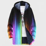 Mila - Regenbogenstreifen Mantel