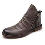 Chelsea-Stiefel aus Leder