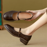 Lydia | Klassische Leder-Mary Janes