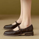 Lydia | Klassische Leder-Mary Janes