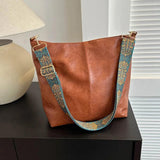 Greta - Vintage Leder-Schultertasche