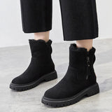 Sommerfeld™ | Gefütterte Winterstiefel mit Seitlichem Reißverschluss